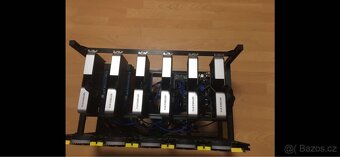 Mining rig 6× RTX 3060 Ti FE – kompletní, top stav - 3