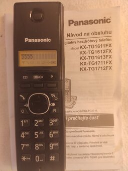 Bezdrátový telefon Panasonic KX-TG1711FX - 3