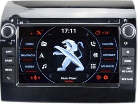 DUCATO JUMPER BOXER dotykova Navi Android WiFi USB Bluetooth - 3