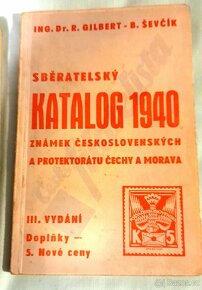 Dva staré filatelistické katalogy - 1940. - 3