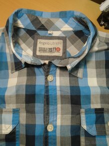 Pánská slim kostkovaná košile A. Litrico/XL-L/2x61cm - 3
