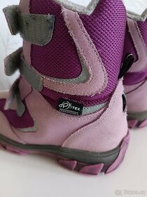 Dětské zdravotní zimní boty s membránou - růžové, vel. 30 - 3