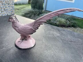 porcelánová soška Páv Schlagenwald Slavkov - 3
