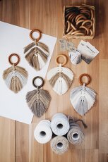 Macramé peříčko - 3