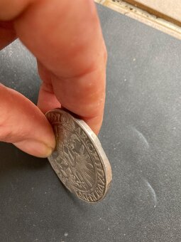 Stříbrný tolar Rudolfa II. r. 1607 minc. K. Hora - 3