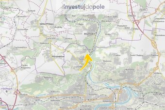 Prodej pozemků ( částečně vhodný k výstavbě RD ) v k.ú. Such - 3