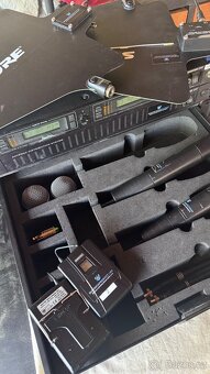 Shure UHF profesionálny mikrofónový set + rozbočovač + antén - 3