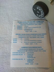 Termostat ponorný  0-90°C vč. jímky - 3