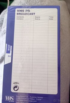 VHS kazeta Sony - 3