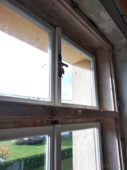 Kliky mosazné ze starých dřevěných oken - 3