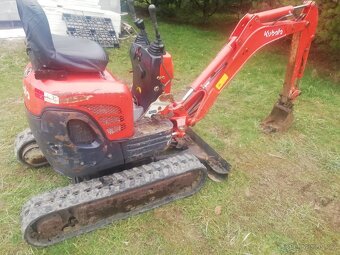 Minibagr Kubota U10-3, r.v. 2011, 2300 Mth,dvě rychlosti poj - 3