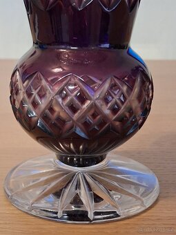 Váza křiišťálová broušená - 3