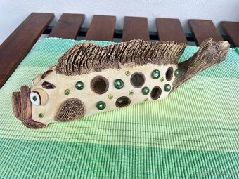 keramický svícen - ryba - 3