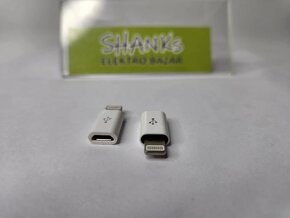 adaptér microUSB na APPLE LIGHTNING, bílý - 3