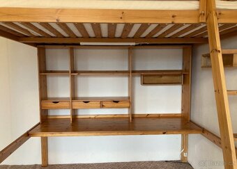 Vyvýšena postel Ikea Stora - 3