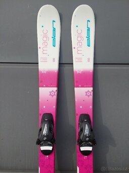 Dívčí lyže ELAN LIL MAGIC, 130 cm + hůlky + lyžáky + přilba - 3