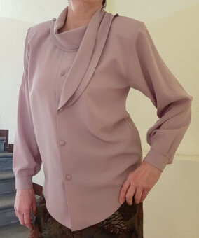 Dámská halenka šeříkově fialová - vel.M/L - 3