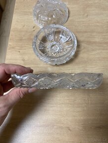 Skleněná dóza a miska - 3