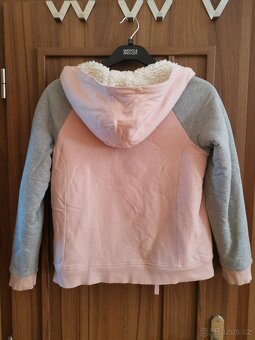 Mikina s bílým beránkem a kapucou, vel. 146/152 - 3