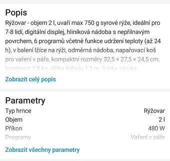 Rýžovar Siguro - 3