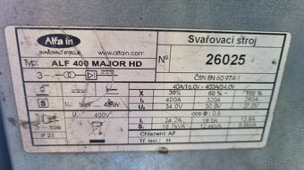 Svářečka CO2 Alfa in 400 - 3