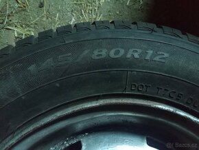 Pneu optimo 145/80/r12 s diskem - 3