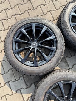 Kola alu Borbet 5x115r17+225/55r17 zimní - 3