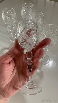 Křišťalové sklenice na vodku, koňak 60ml - 3