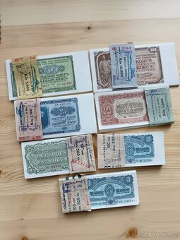 Bankovky 1953,61 unc stav - 3