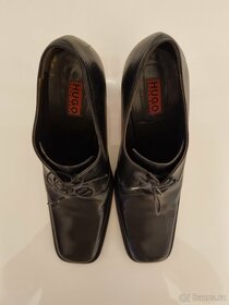 Kožené polobotky Hugo Boss - 3