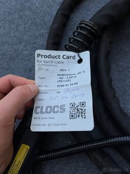 svařovací hořák mig/mag chladící kapalinou cloos - 3
