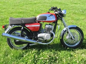 Jawa 350/634 - rám s českými doklady - 3