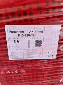 Cihla Porotherm 10 AKU Profi - 148 ks - 3