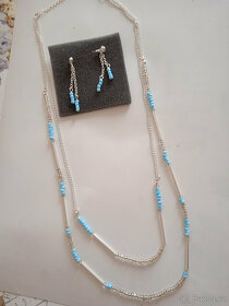 Tyrkysová sada a černé stříbro - 3