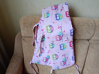 NOVÝ mantinel do postýlky 155 x 27 cm. Šitý na zakázku. - 3