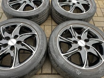 4x alu disky Ronal 5x112 R16, letní pneu 50% - 3