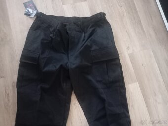 pevné černé kalhoty pro ochranku L - 3