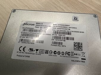 2x SSD Disk Samsung a Micron, sata III, 6gbps, 256gb - 3