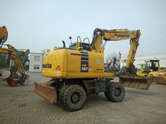 Kolový otočný bagr Komatsu PW 160-10 - 3