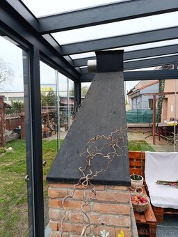 Prodám komín k venkovnímu krbu - 3