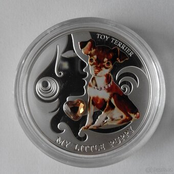 Stříbrná mince Felis Toy Terrier 1oz - 3