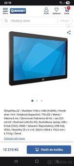 Dotykový monitor 22" - 3