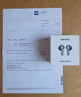 Samsung Galaxy Buds4 Buds 4 Black NOVÁ NEROZBALENÁ - 3
