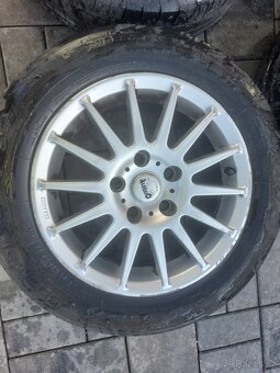 Alu disky R15, 5x114.3, + letni pneu - 3