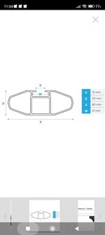 Příčníky Menabo LinceXL 135 cm - 3