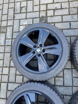 ORIGINÁL Alu SEAT R17, 5x112 - TOP STAV, vč. pneu - 3