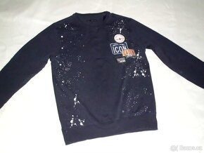 Dsquared pánska mikina tmavomodrá M - 3