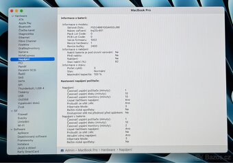 MacBook Pro M2 2022 /8GB RAM/256GB SSD/Záruka 100% BATERIE - 3