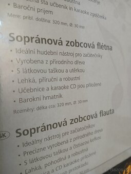 Sopránová zobcová flétna s CD - 3