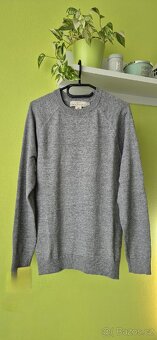 Šedý pánský svetr H&M - 3